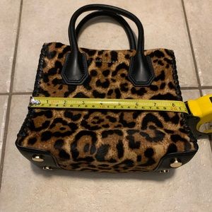MK Mercer Small leopard print/leather bag.